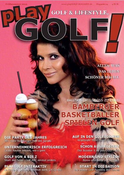Magazin playGOLF! GOLF und LIFESTYLE. Das Cover. Magazin playGOLF! GOLF und LIFESTYLE. Das Cover.